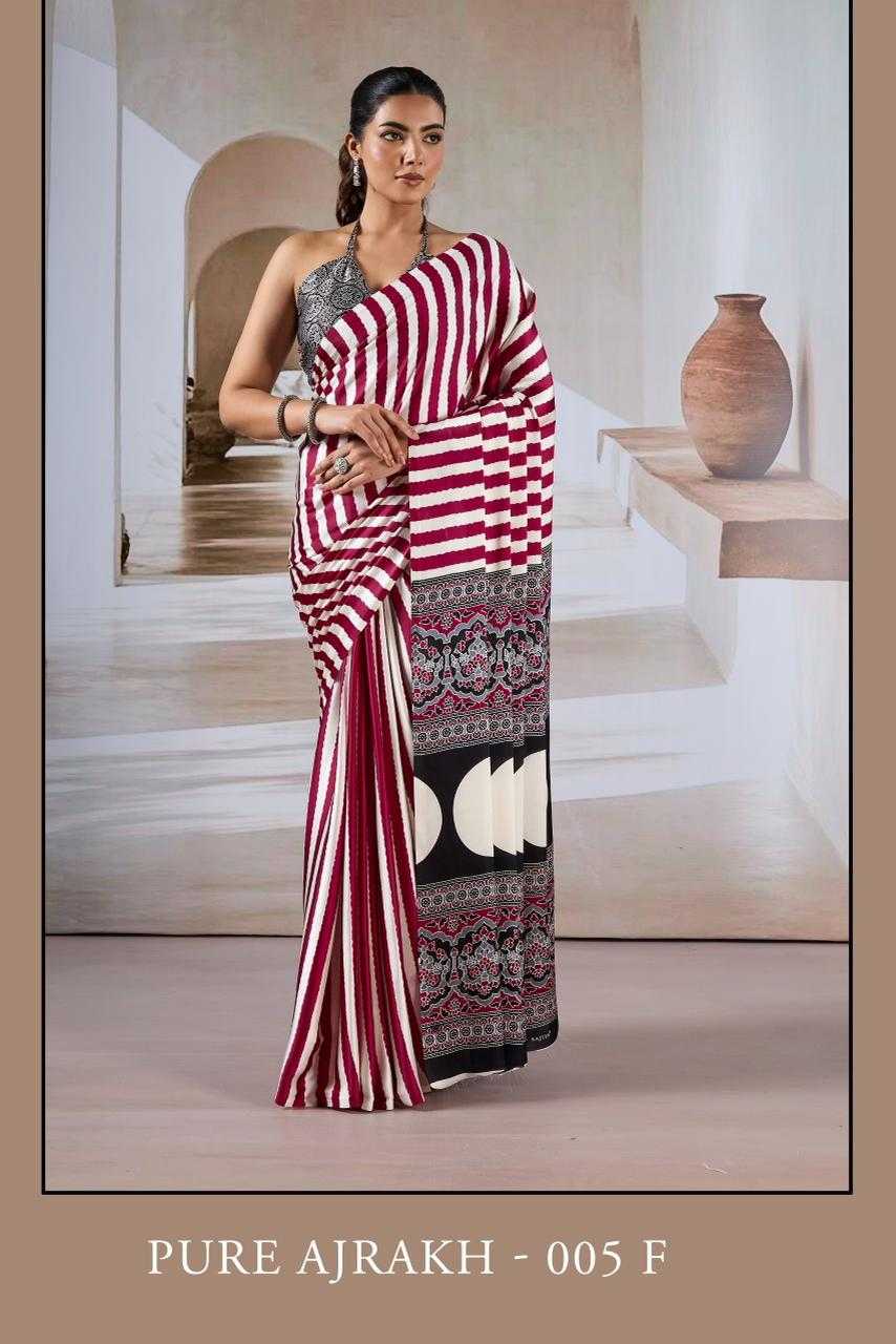 Satin Printed Saree
