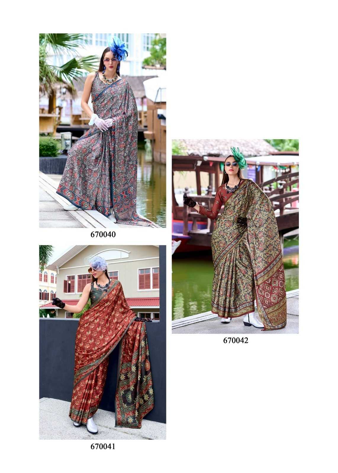 Satin Silk Printed Saree