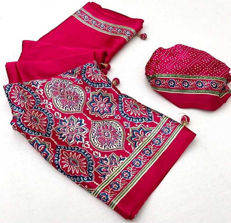 Fancy Ajrakh Saree