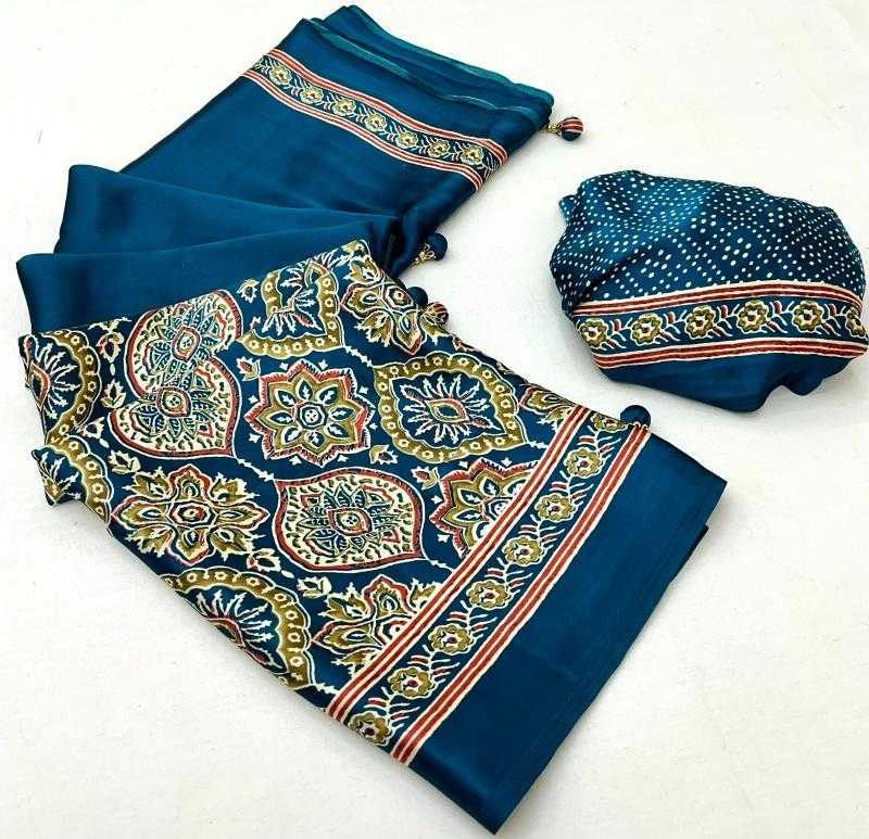 Fancy Ajrakh Saree