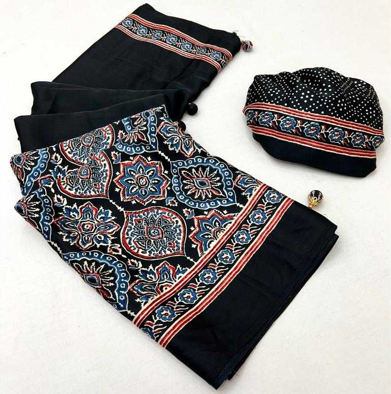 Fancy Ajrakh Saree