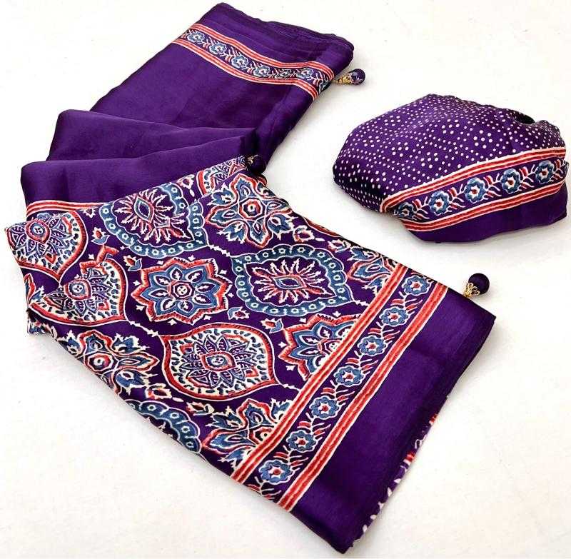 Fancy Ajrakh Saree