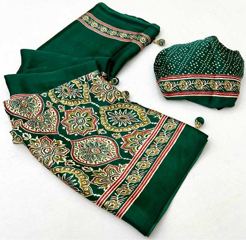 Fancy Ajrakh Saree