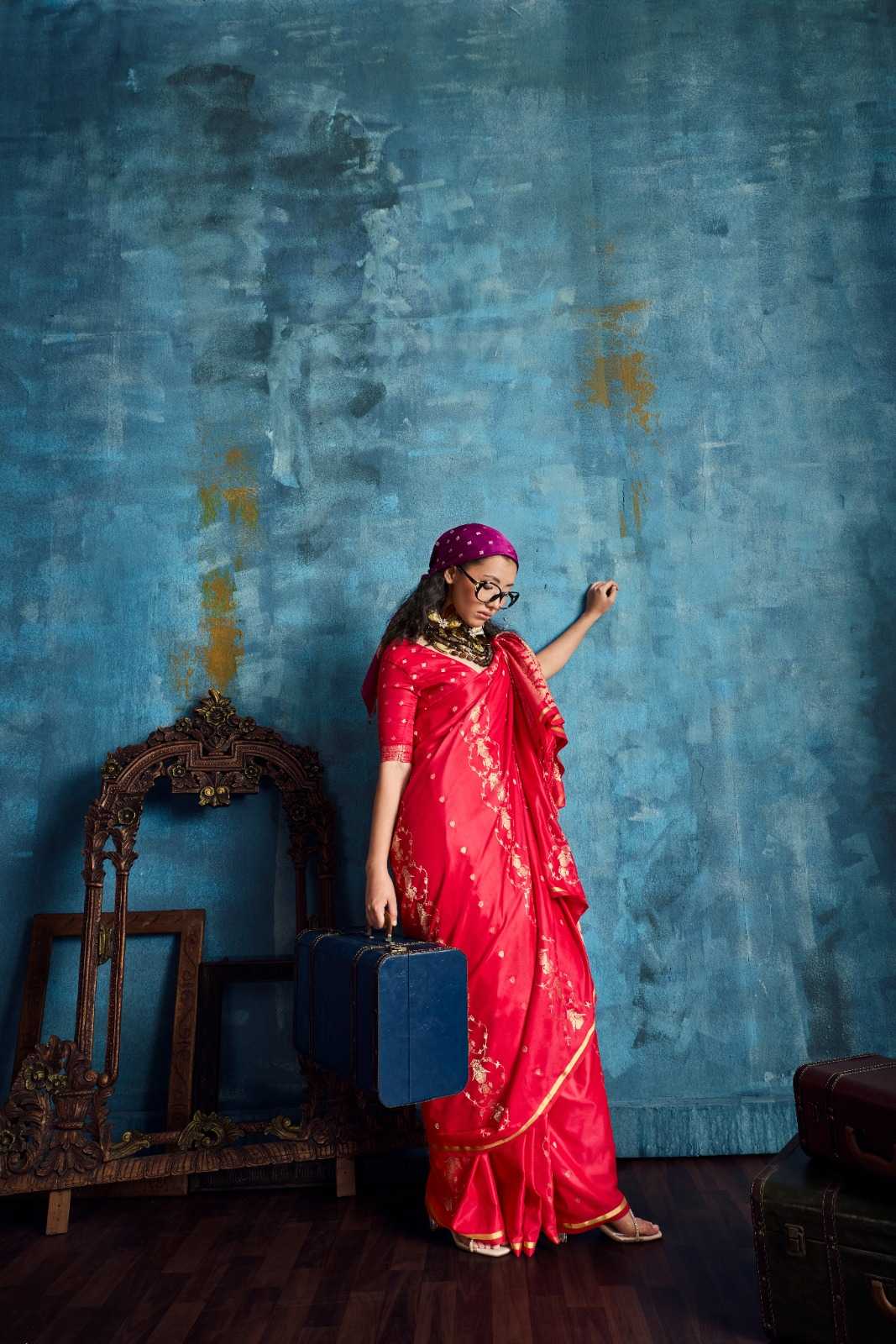 Handloom Silk Party Wear Saree