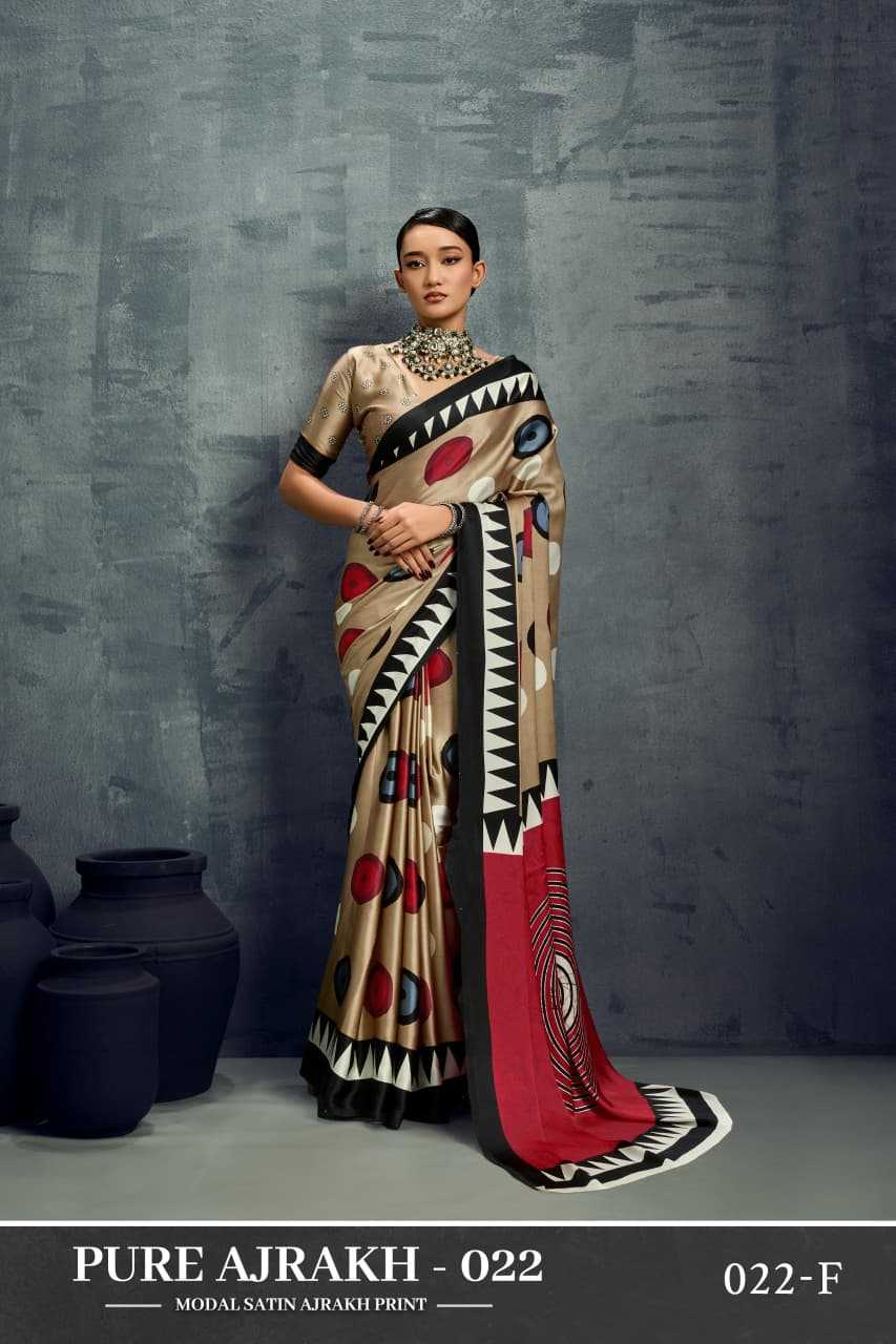 Satin Printed Saree