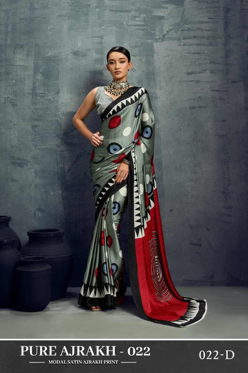 Satin Printed Saree