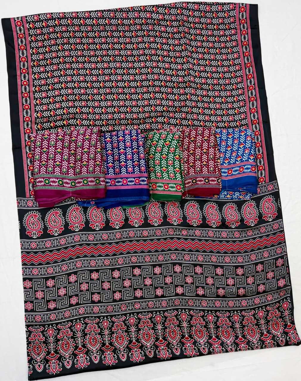 Satin Printed Saree