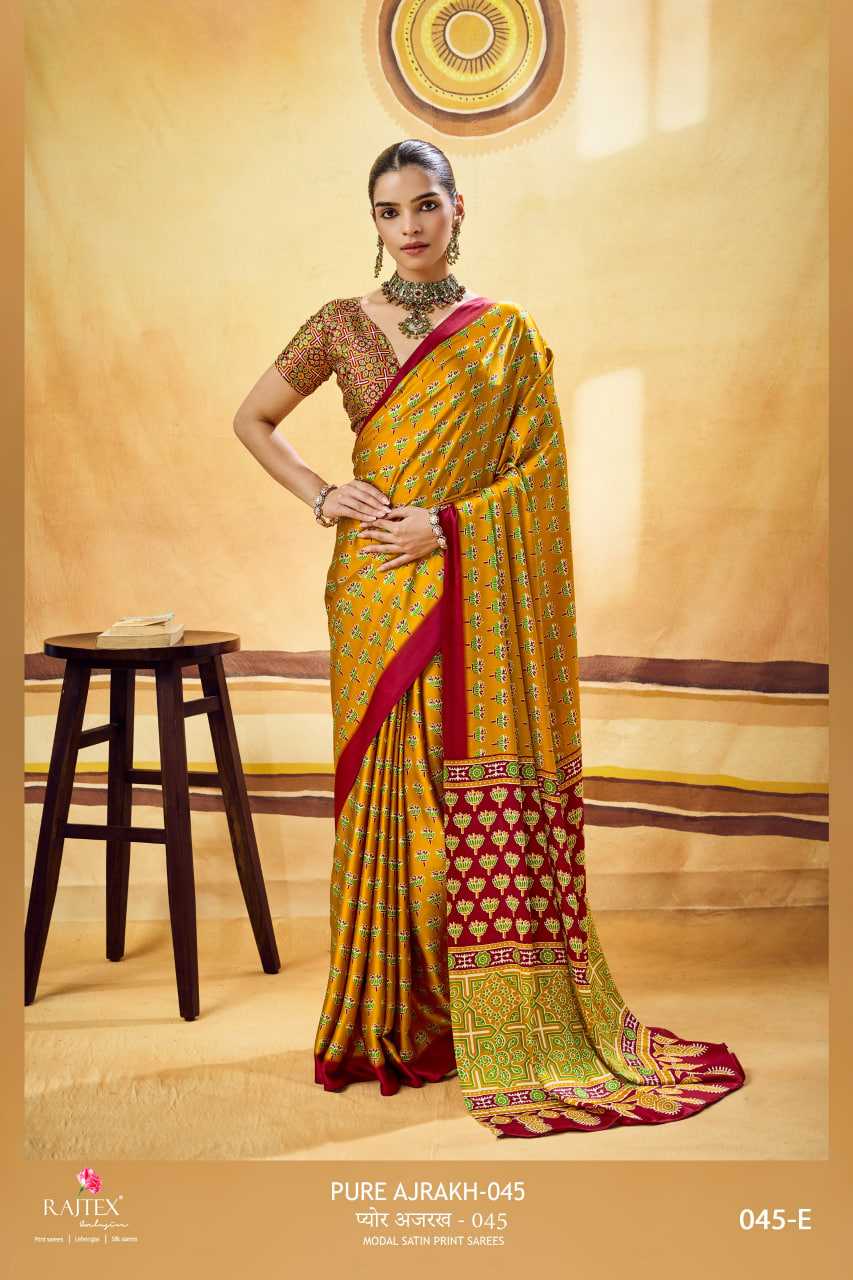 Satin Printed Saree