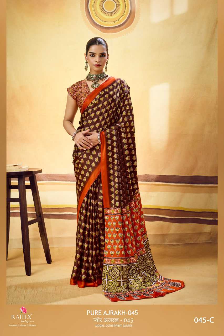Satin Printed Saree