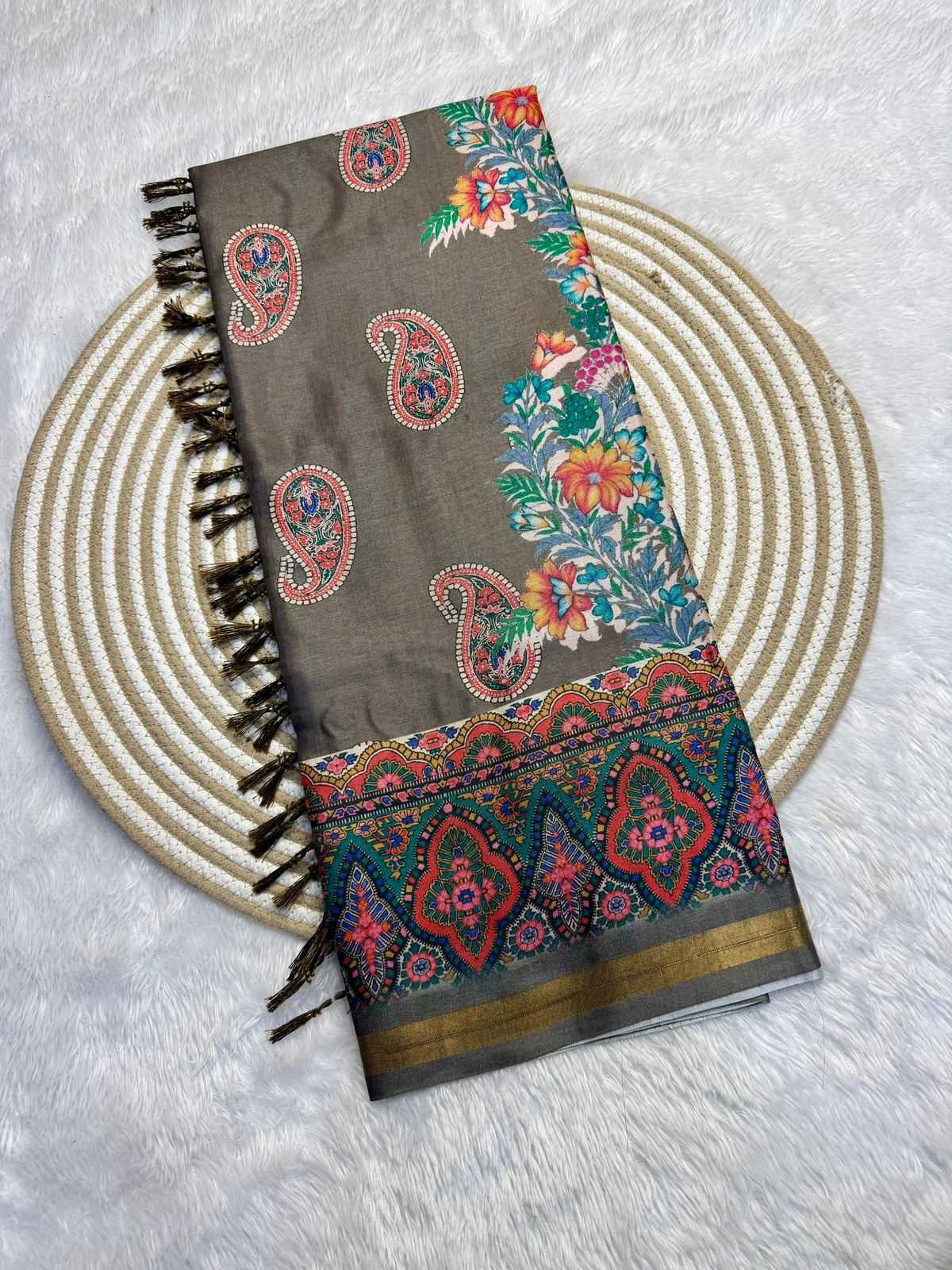 Soft Cotton Silk Printed Saree