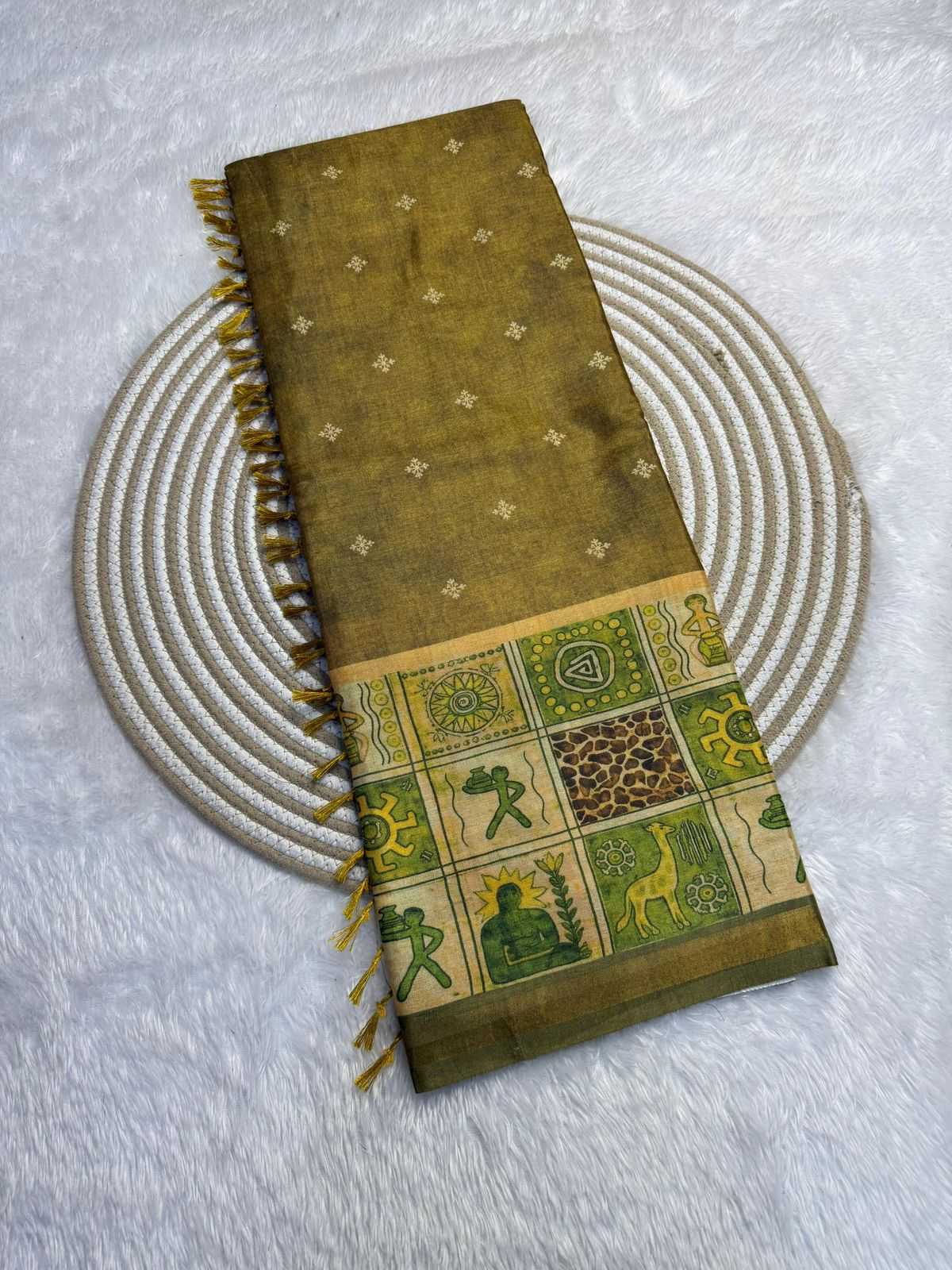 Soft Cotton Silk Printed Saree