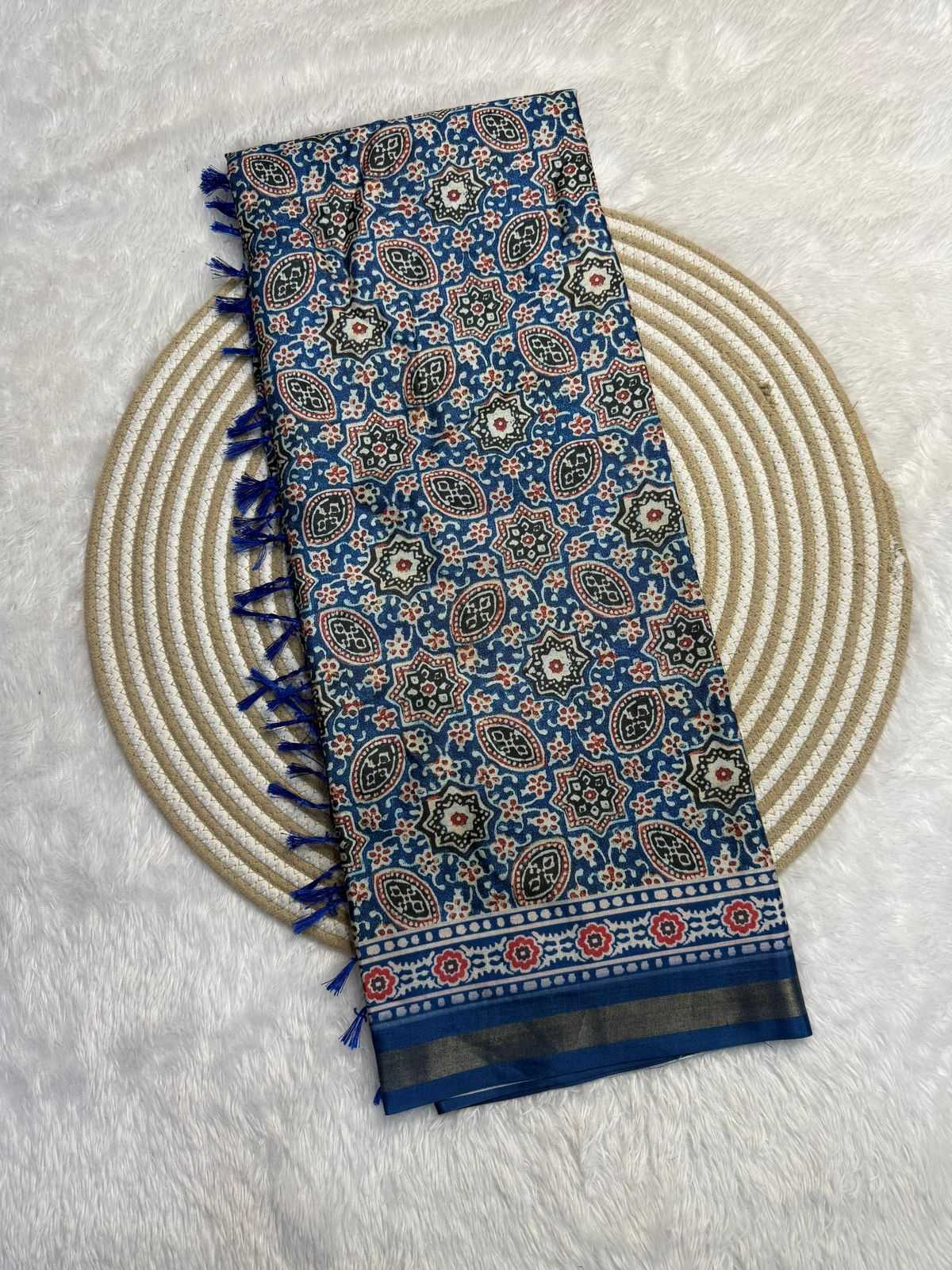 Soft Cotton Silk Printed Saree