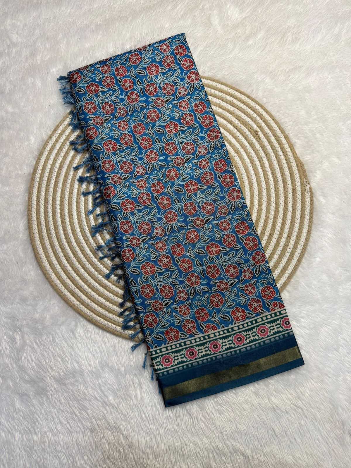 Soft Cotton Silk Printed Saree