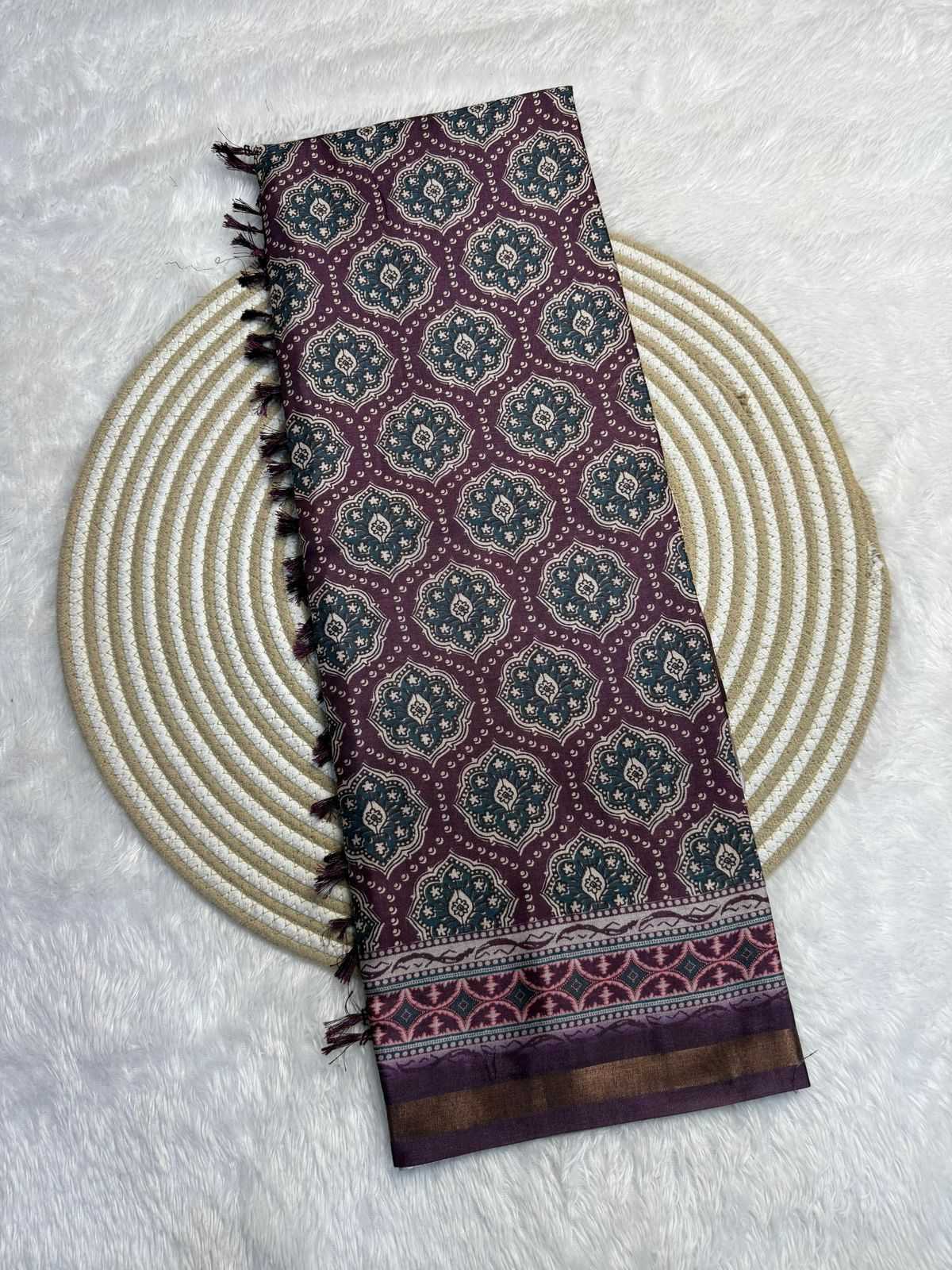 Soft Cotton Silk Printed Saree