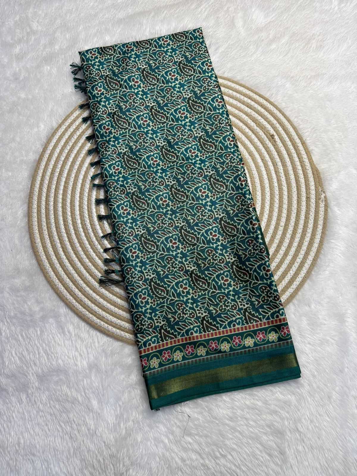 Soft Cotton Silk Printed Saree