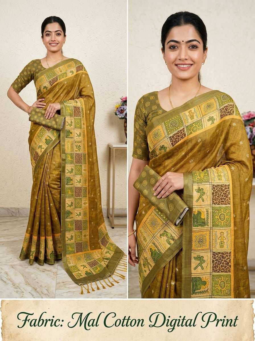 Soft Cotton Silk Rashmika Mandanna Collections