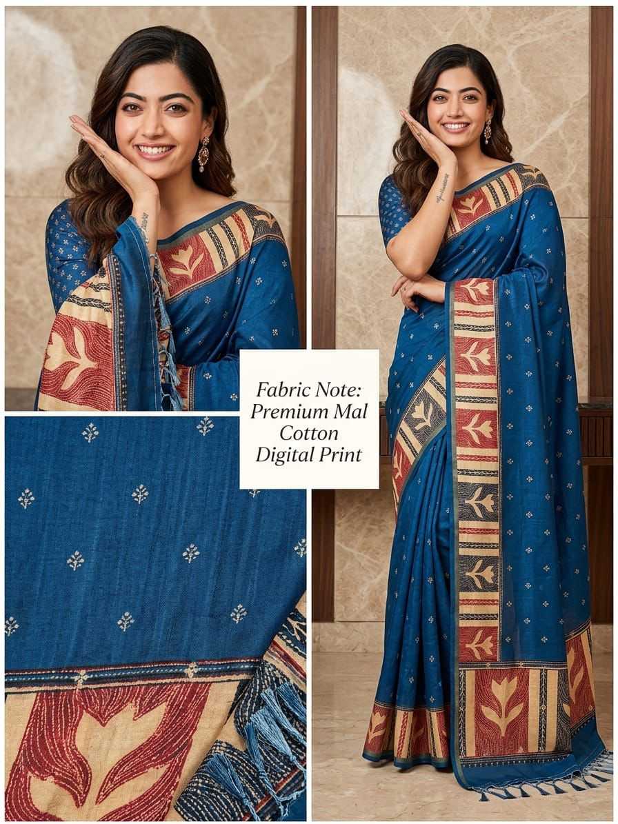 Soft Cotton Silk Rashmika Mandanna Collections