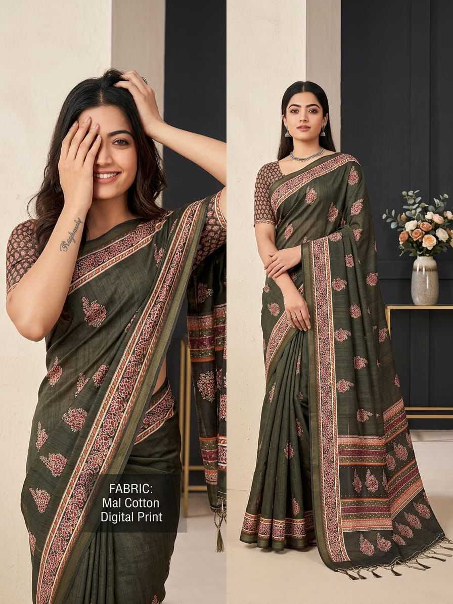 Soft Cotton Silk Rashmika Mandanna Collections