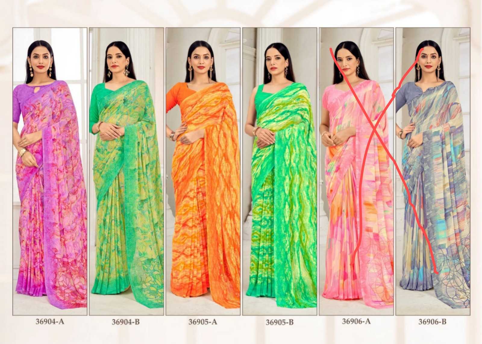 Georgette Party Wear Saree