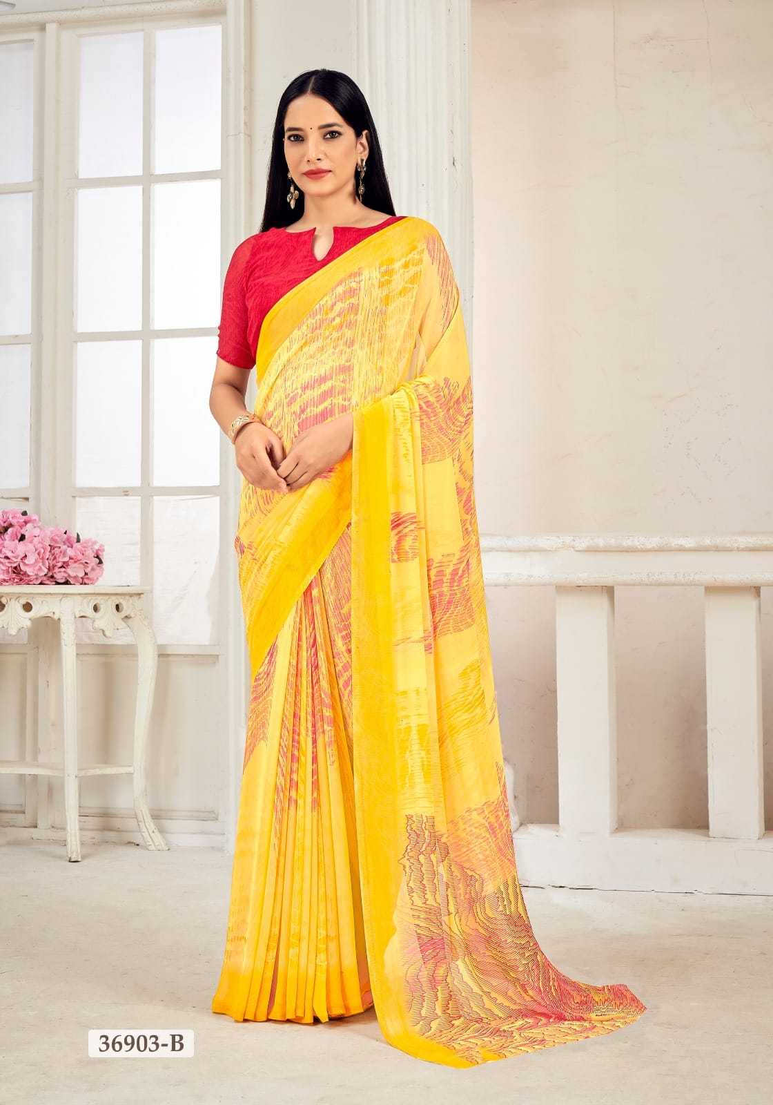 Georgette Party Wear Saree