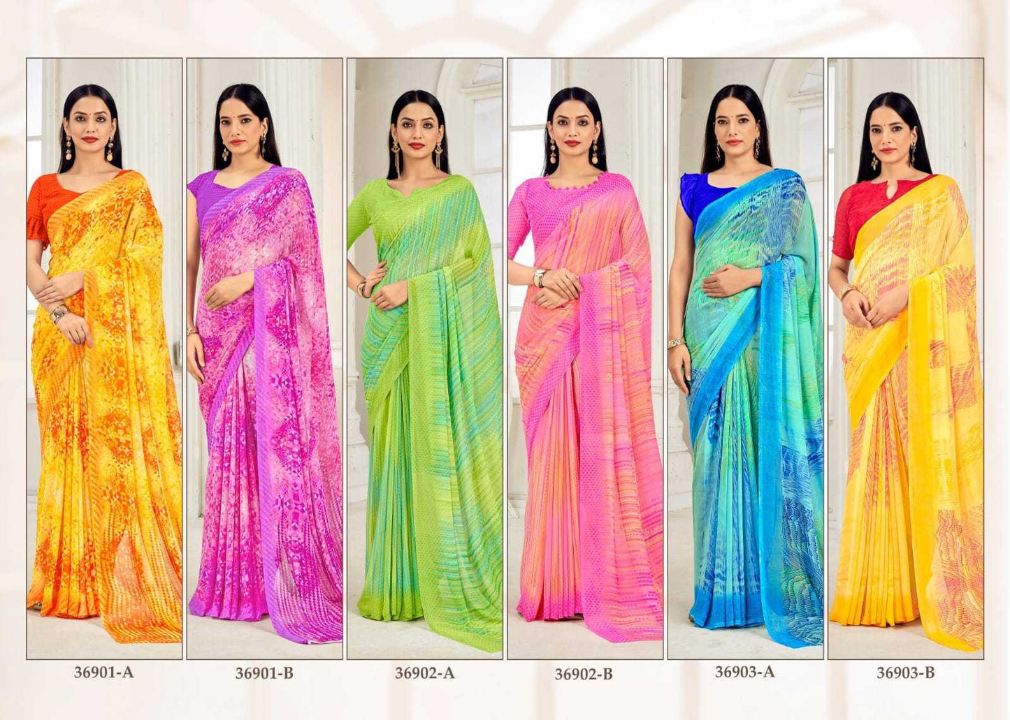 Georgette Party Wear Saree