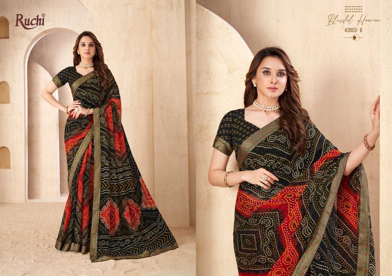 Pure Bandhej Bandhani Saree