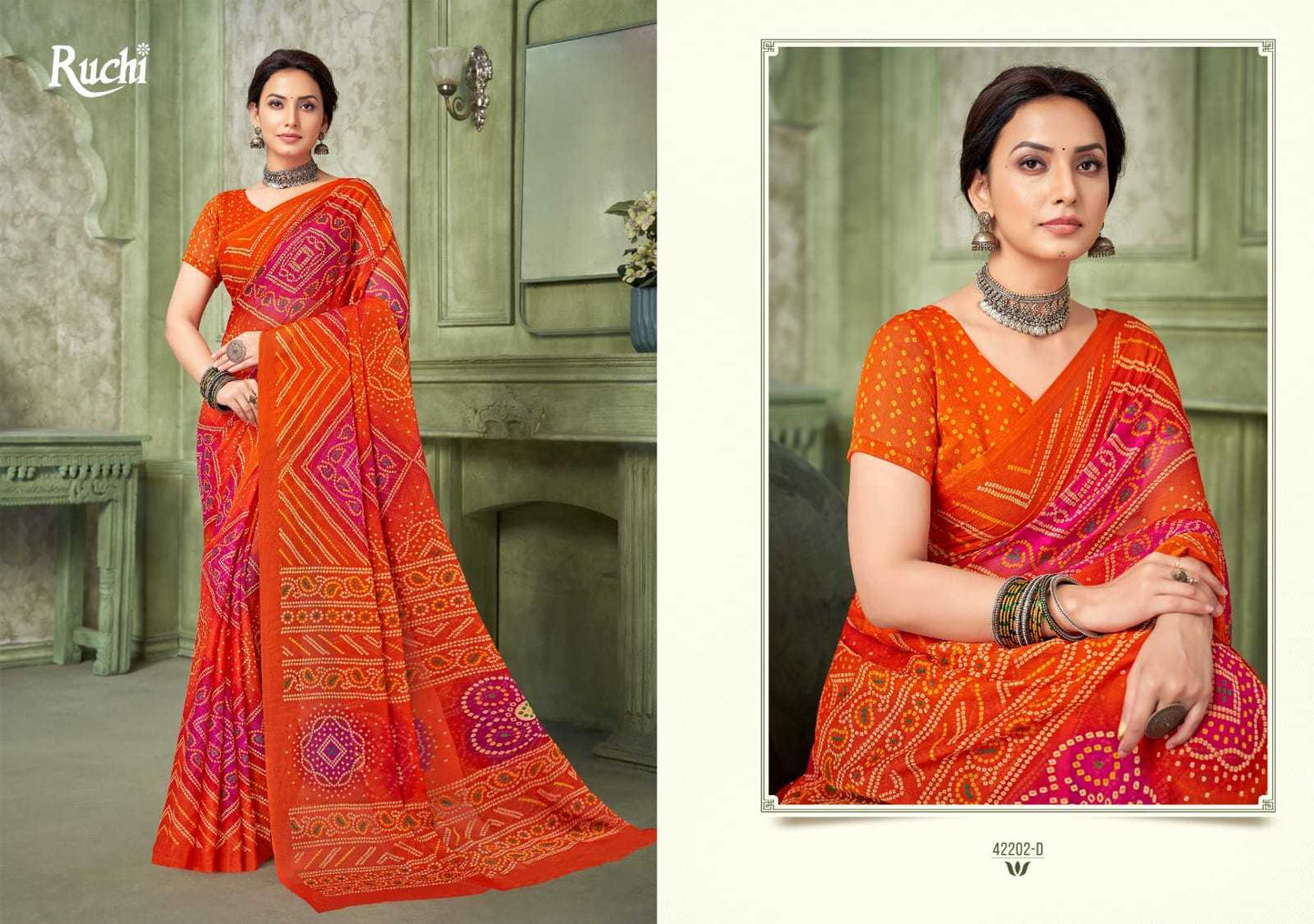 Chiffon Saree