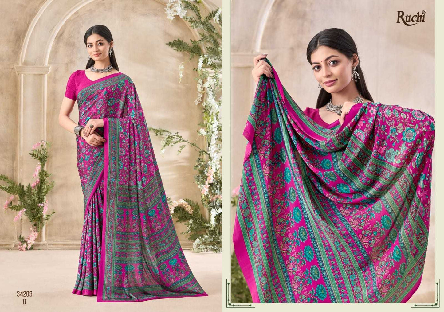 Crepe Silk Saree