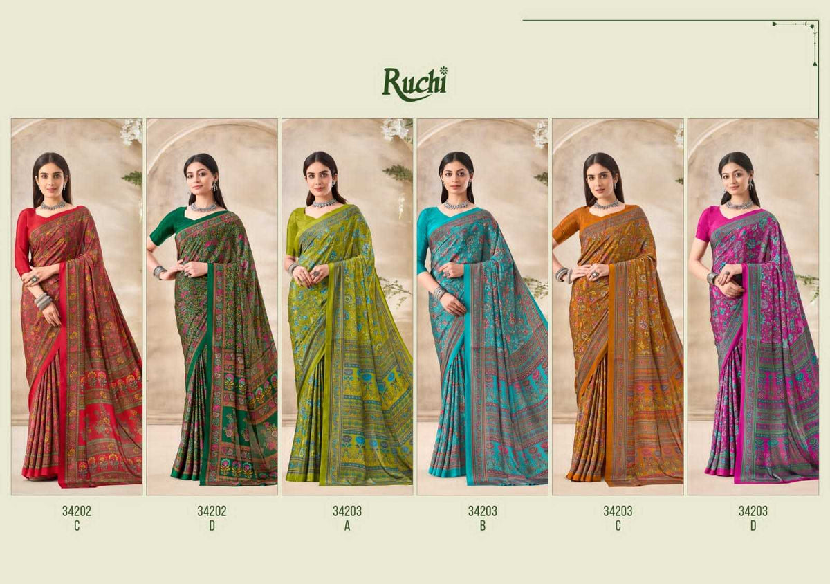 Crepe Silk Saree