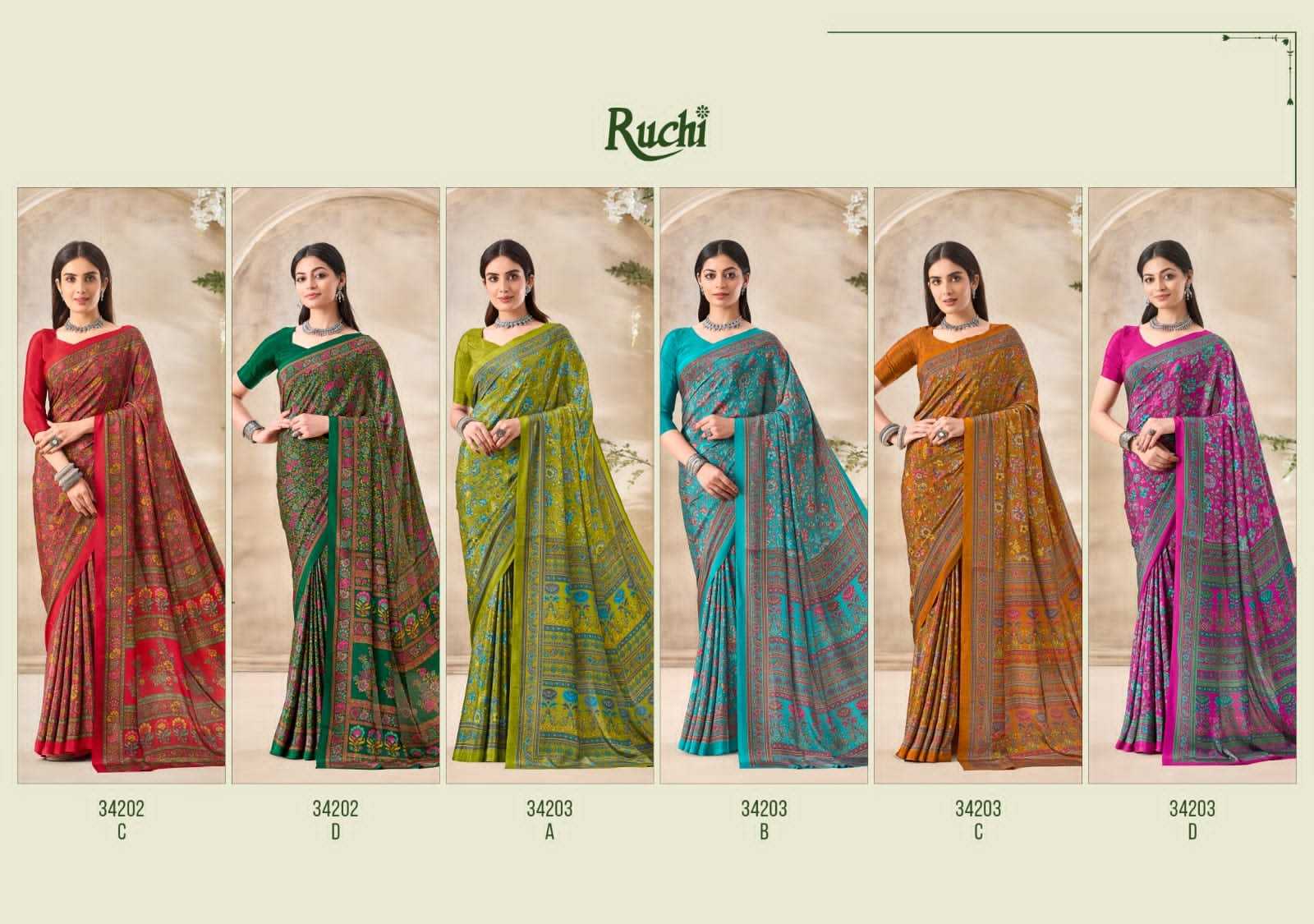 Crepe Silk Saree