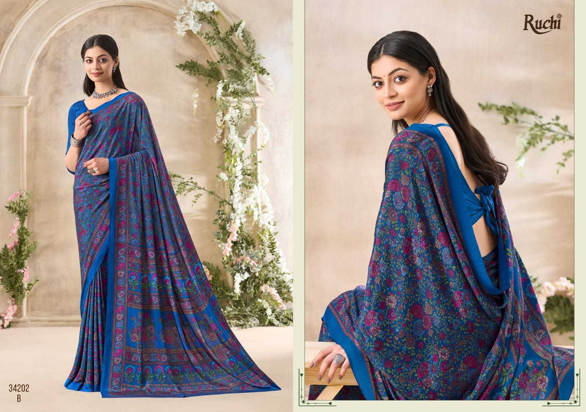 Crepe Silk Saree