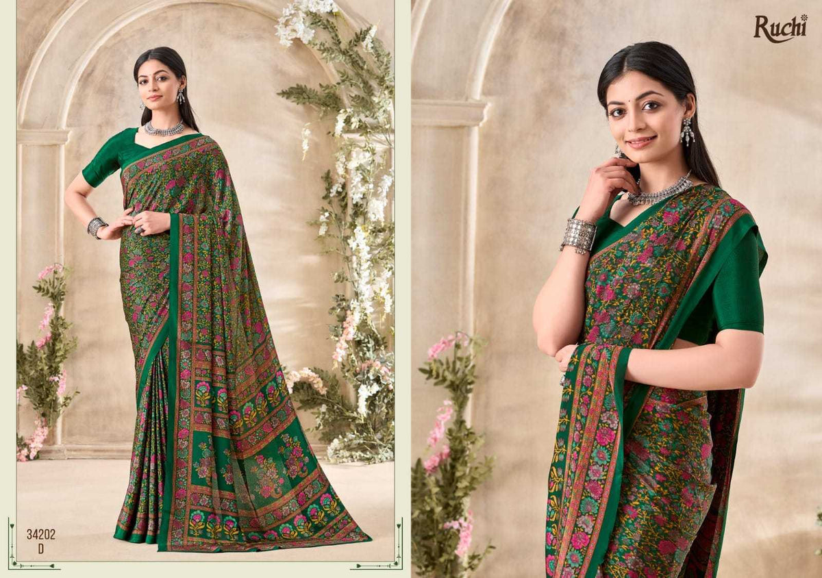Crepe Silk Saree