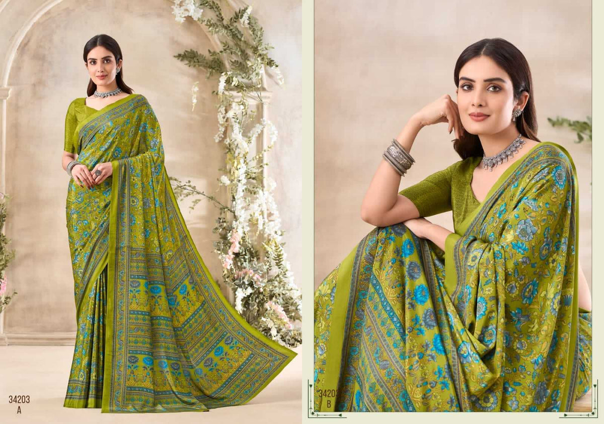 Crepe Silk Saree