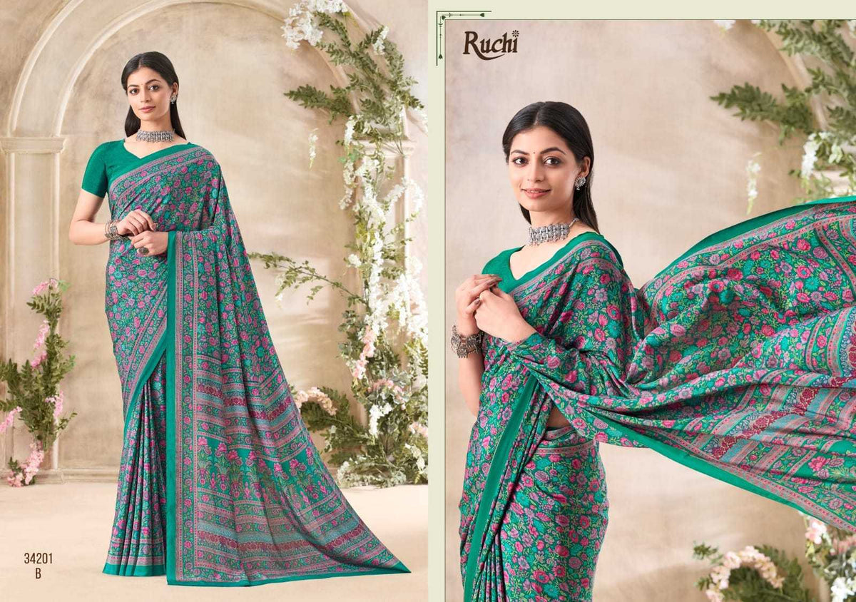 Crepe Silk Saree
