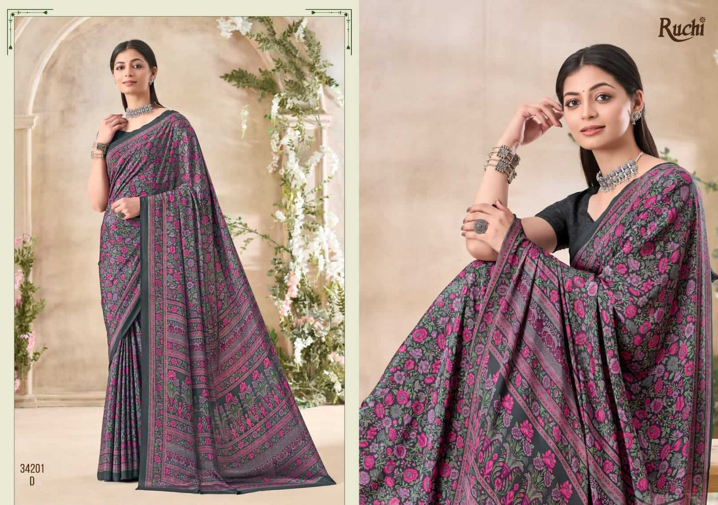 Crepe Silk Saree