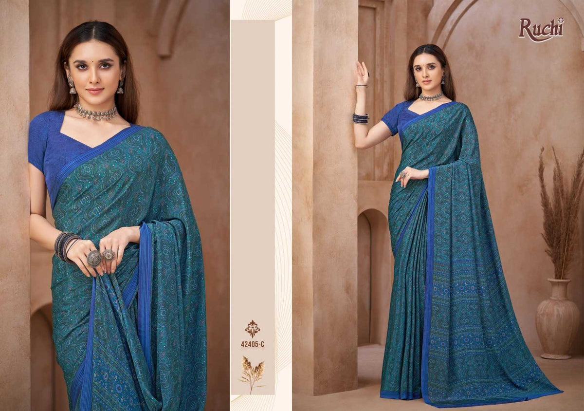 Crepe Silk Saree