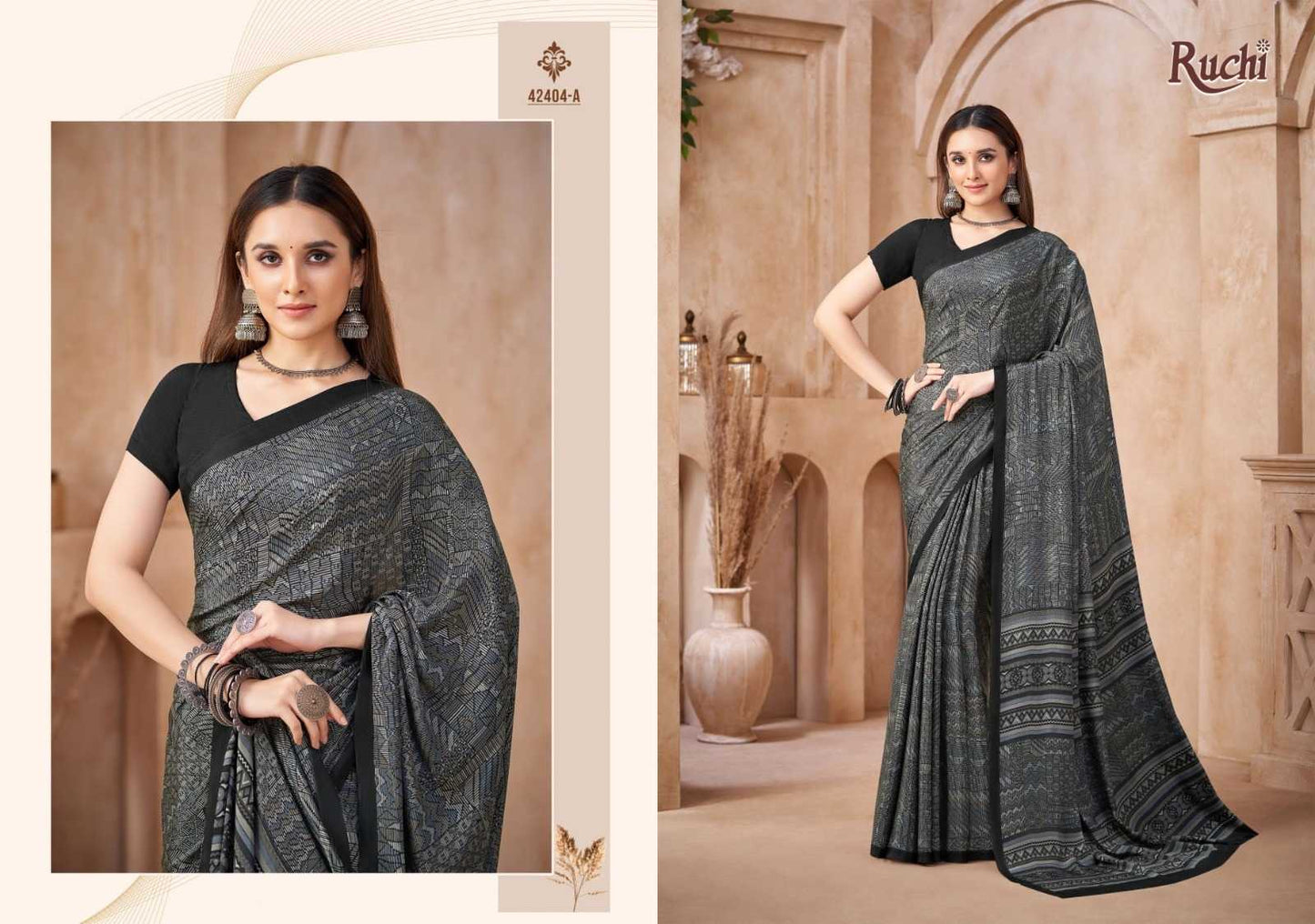 Crepe Silk Saree