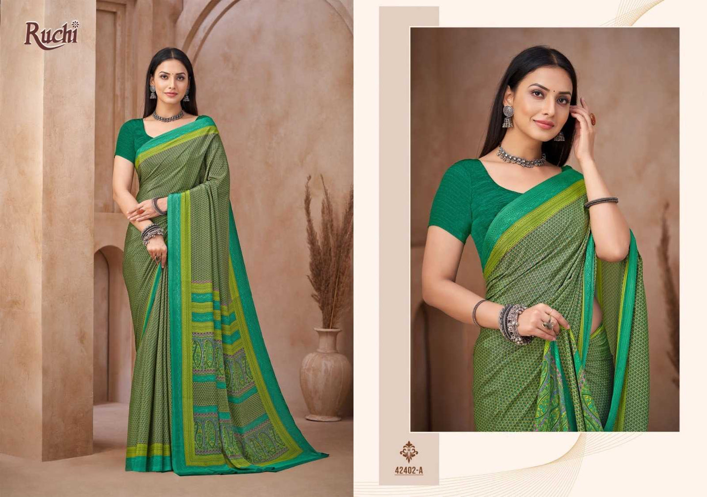 Crepe Silk Saree