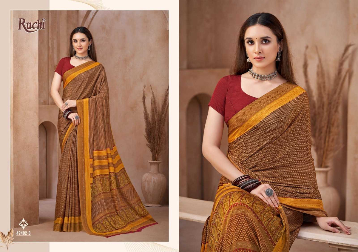 Crepe Silk Saree