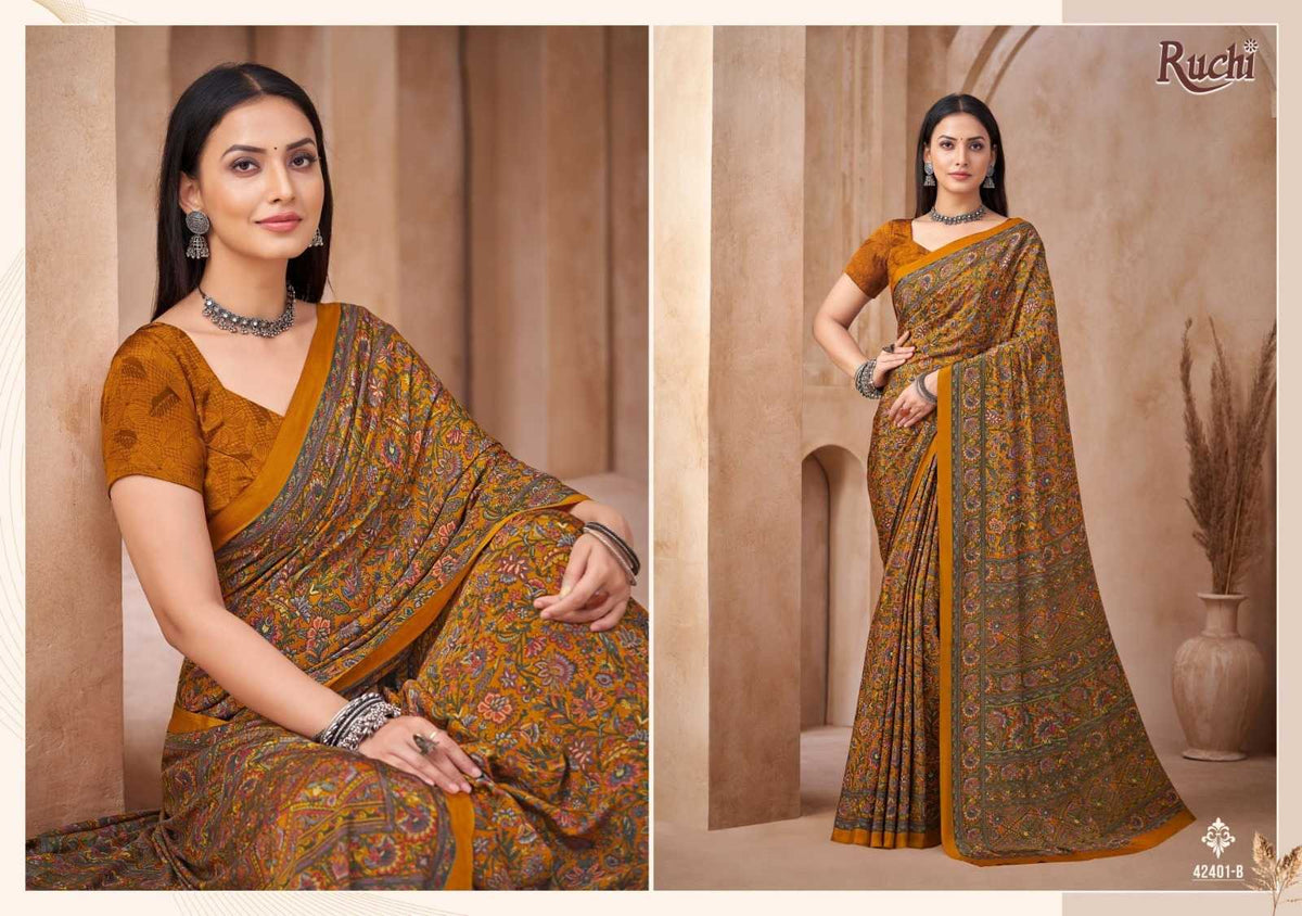 Crepe Silk Saree