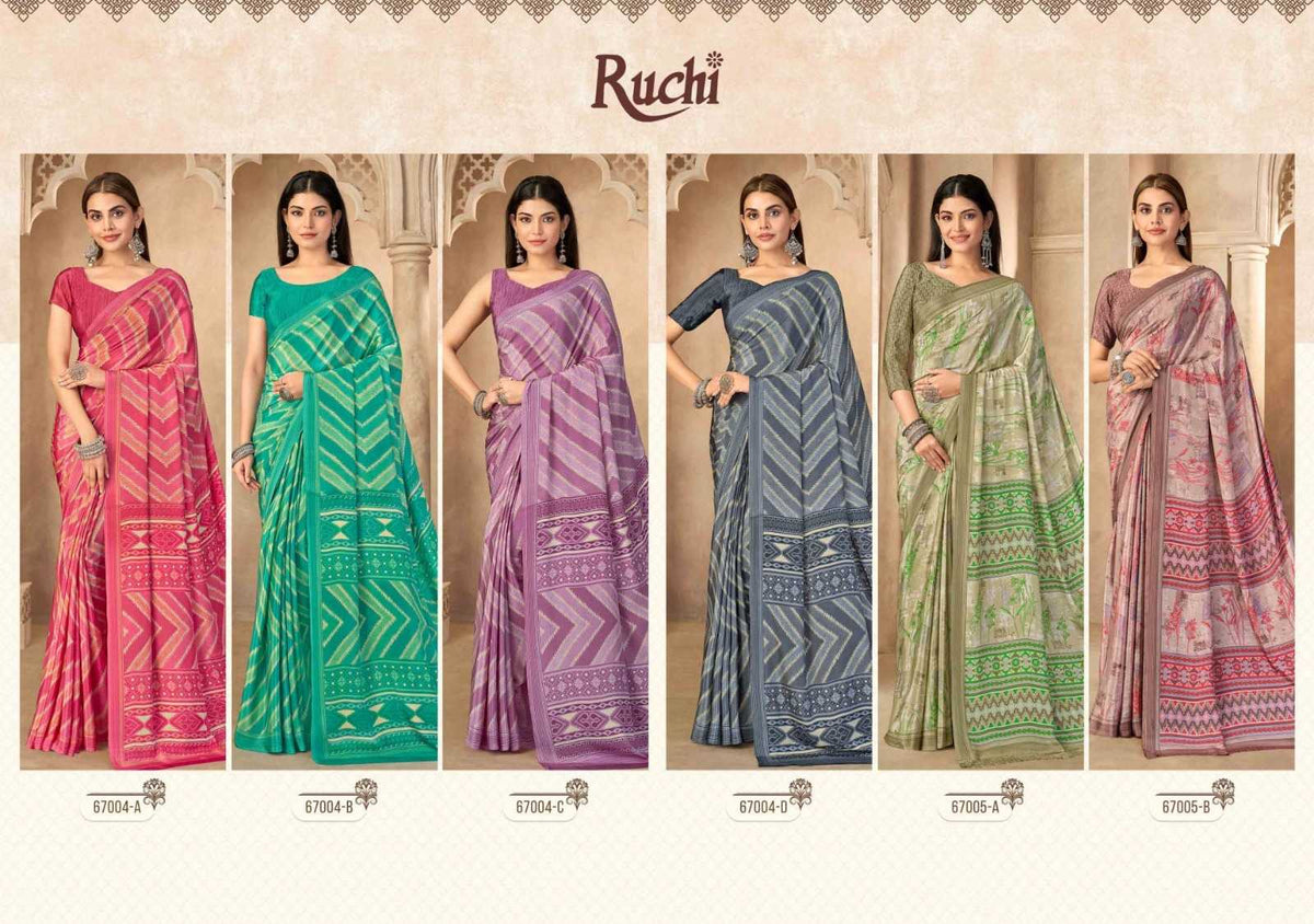 Crepe Silk Saree
