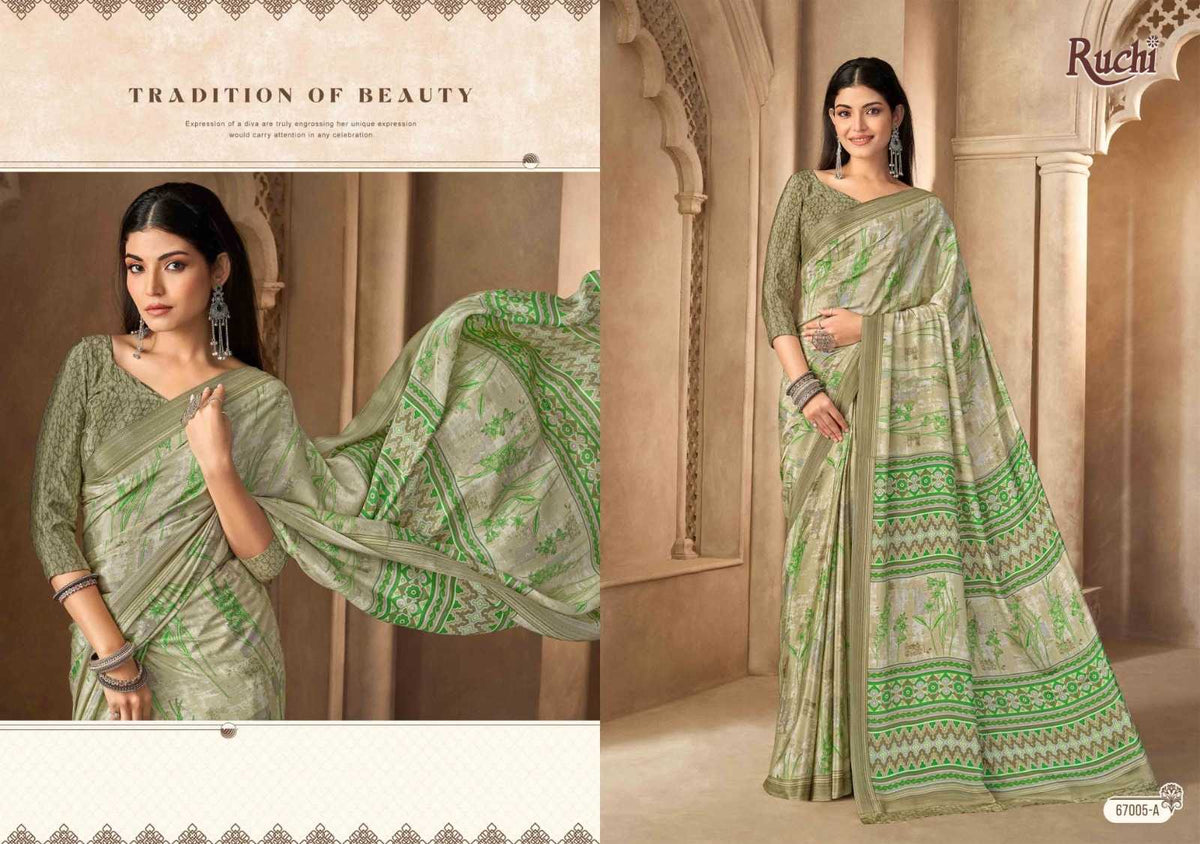 Crepe Silk Saree