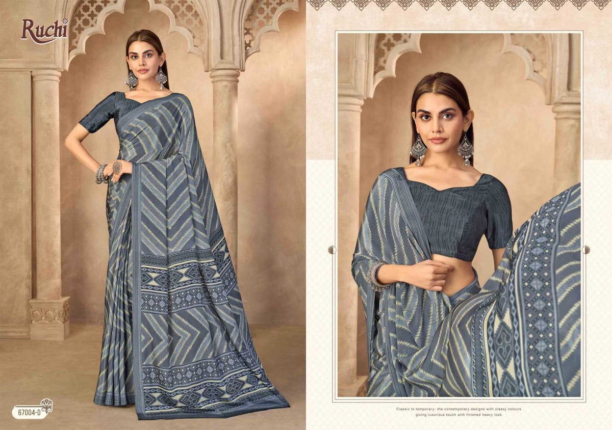 Crepe Silk Saree