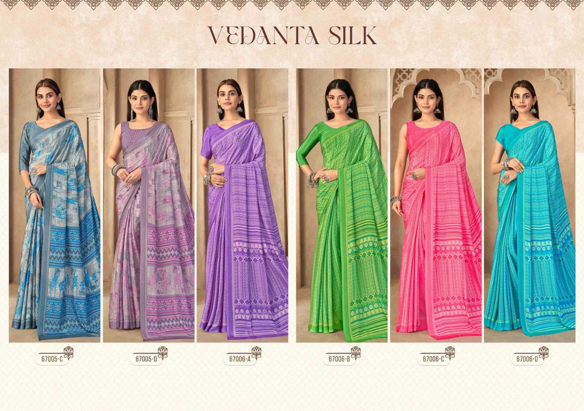 Crepe Silk Saree