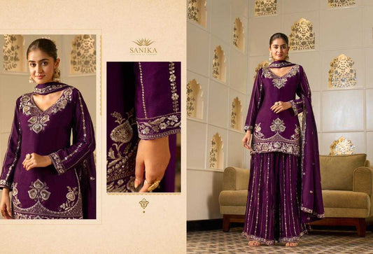 Georgette Ladies Silk Suit