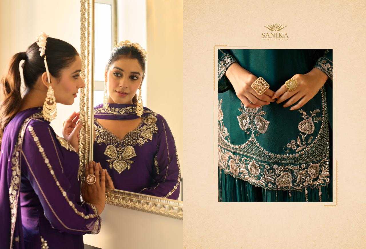 Georgette Ladies Silk Suit