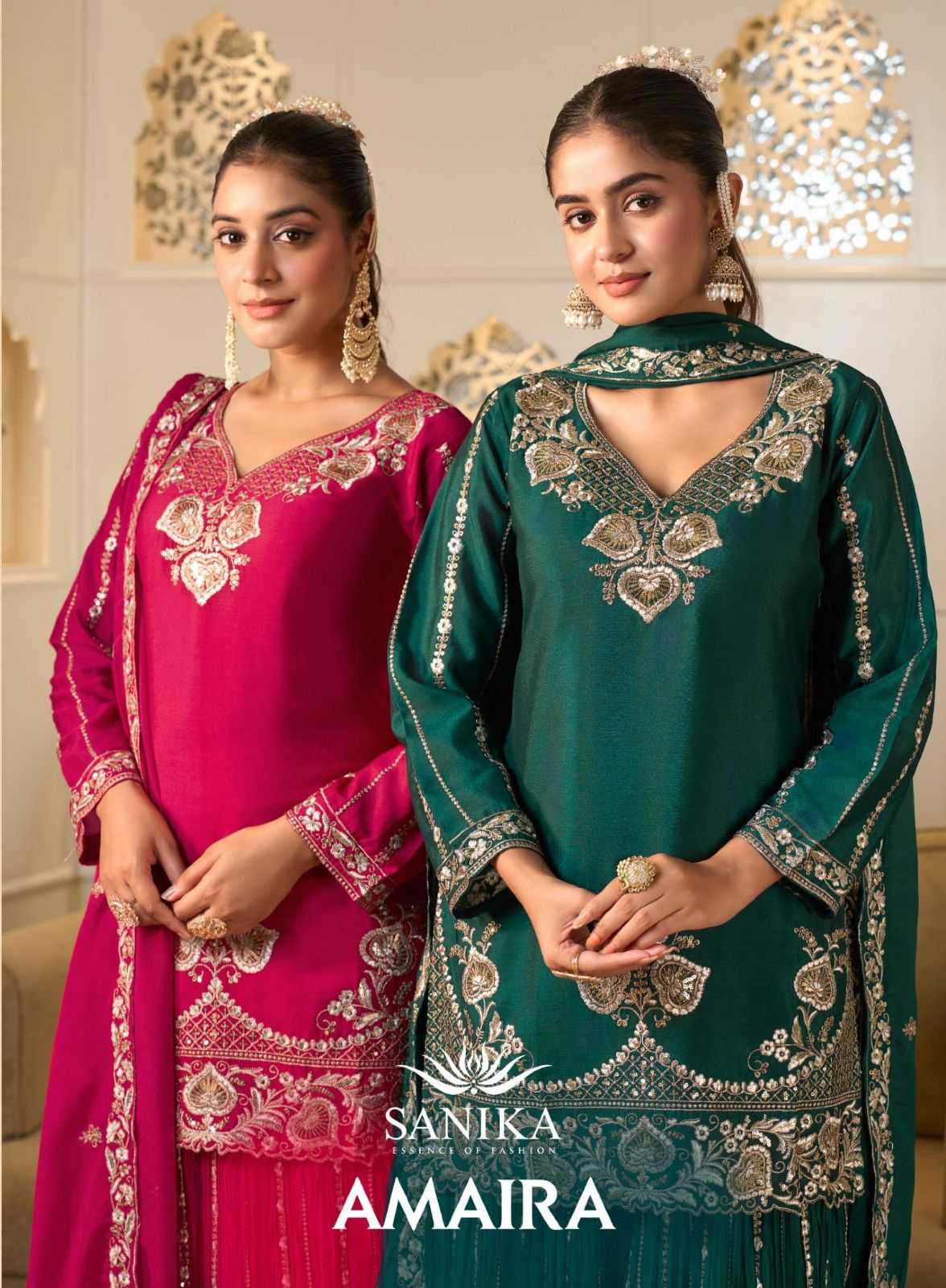 Georgette Ladies Silk Suit
