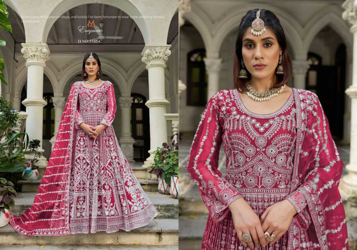 Butterfly Net Anarkali Suit
