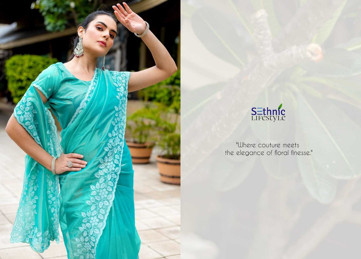 Fancy Sequin Saree