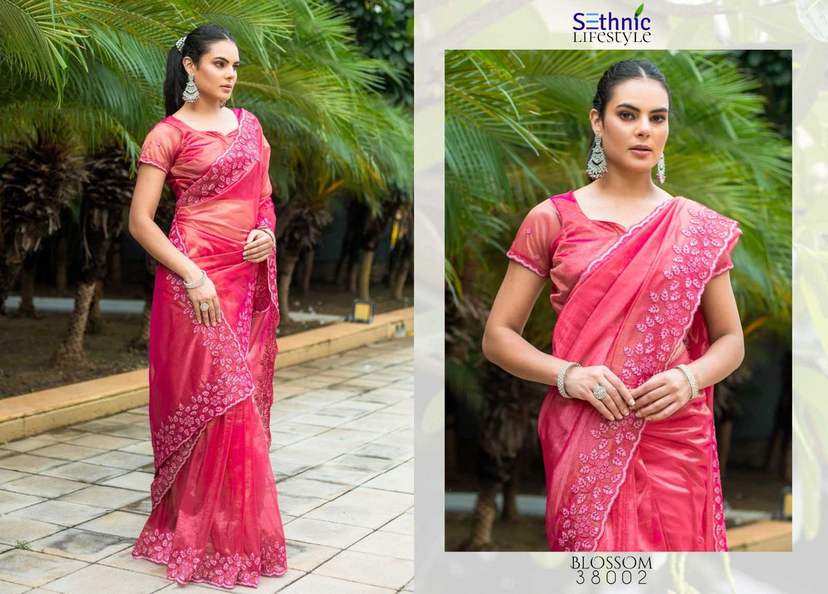 Fancy Sequin Saree